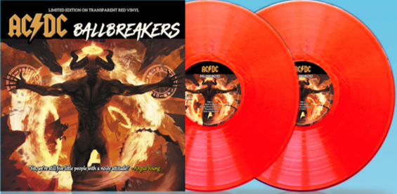 AC/DC Ballbreakers (Red Vinyl) x 2 10" ltd / 1000 CPLTIV027