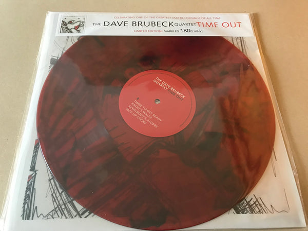 TIME OUT by DAVE BRUBECK QUARTET, THE Vinyl LP ltd colour splatter colour