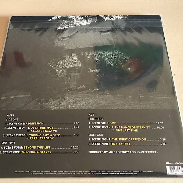 DREAM THEATER METROPOLIS PART 2 SCENES FROM A MEMORY 2 x BLACK VINY