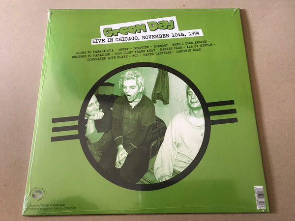 Green Day shops - Live In Chicago November 10th 1994 Rare New Vinyl Record Album