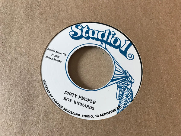 Al & Freddie - Born A Freeman / Roy Richards - Dirty People 7" RSCS7006 studio one