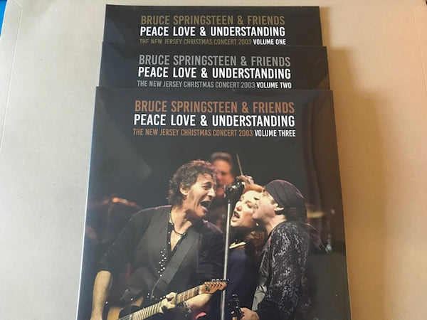 BRUCE SPRINGSTEEN & FRIENDS PEACE, LOVE & UNDERSTANDING VOL 1 + 2 + 3 Vinyl Double Album x 3 JOB LOT