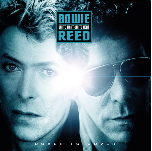 David Bowie vs Lou Reed white light white heat ltd 7" white vinyl single cover 10