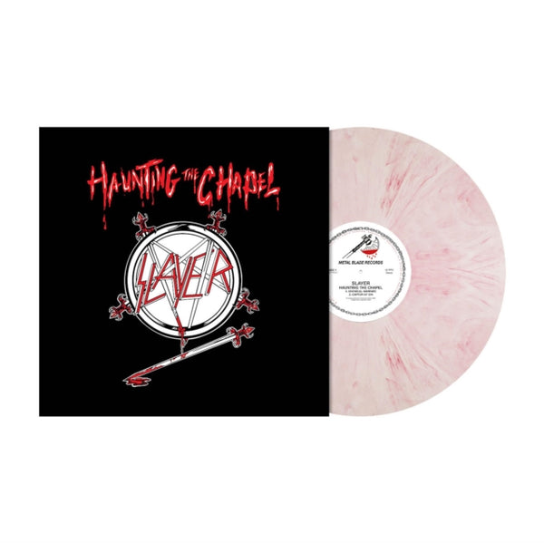 slayer  Haunting The Chapel (Red/White Marbled Vinyl)  vinyl lp
