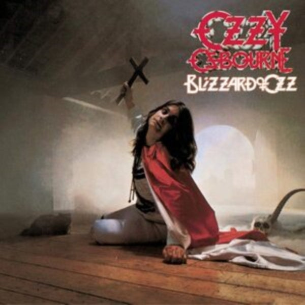 Blizzard of Ozz Artist Ozzy Osbourne Format:Vinyl / 12" Album Silver w/ Red Swirls