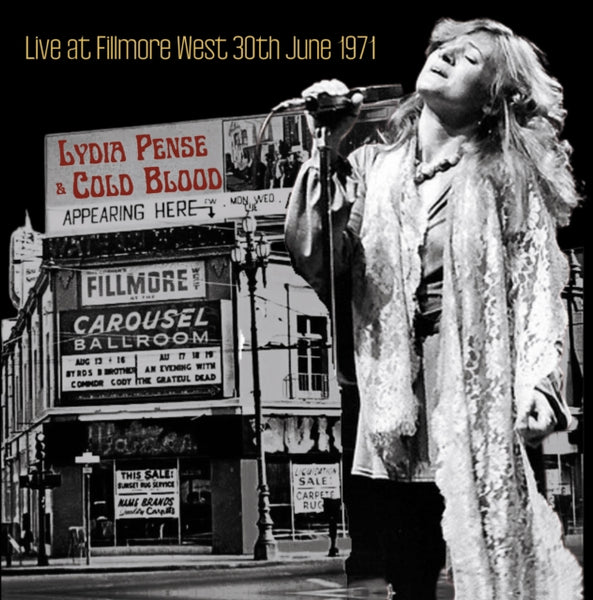 Live at the Fillmore West, June 30. 1971 Artist Lydia Pense and Cold Blood Format:Vinyl / 12" Album Coloured Vinyl (Limited Edition) MARBLE  Label:Renaissance