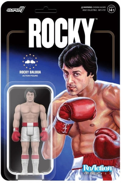 Rocky 1 Rocky Balboa Boxing Reaction Figures  SUPER 7