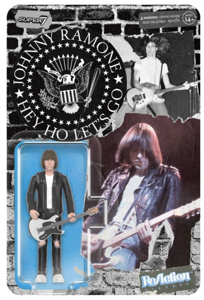 Super7 ReAction Figure - Johnny Ramone (White Shirt)