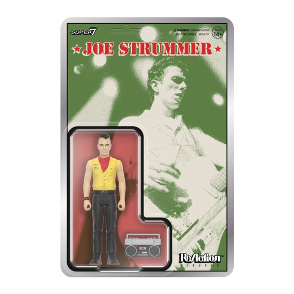 Joe Strummer Reaction Figures - Joe Strummer super 7