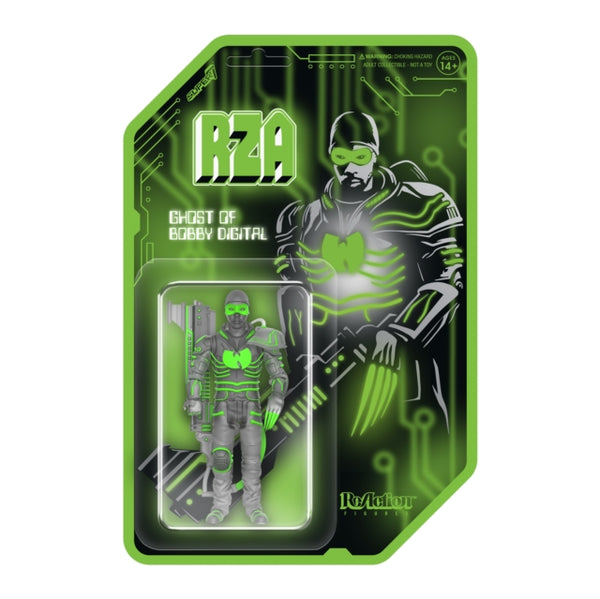 Rza Reaction Figures Wave 04 - Bobby Digital (Clear)  SUPER 7