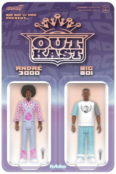 Outkast Reaction Figures Wave 03 - (Big Boi &amp; Dre Present. Outkast) SUPER 7