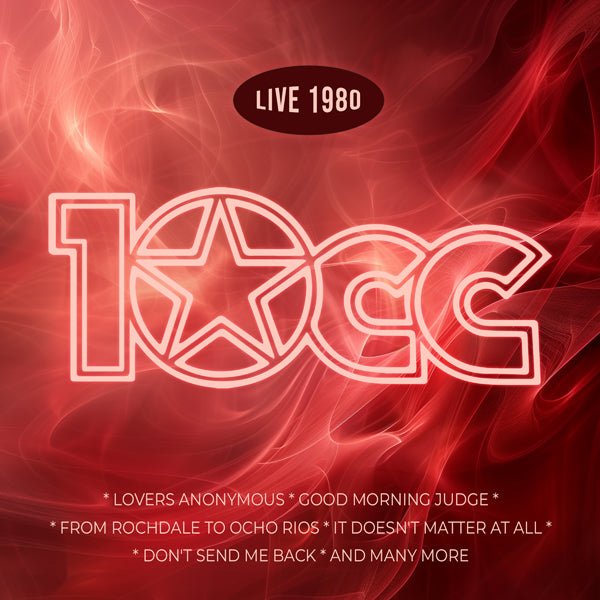 10CC 10CC LIVE 1980 COMPACT DISC - punk to funk heaven