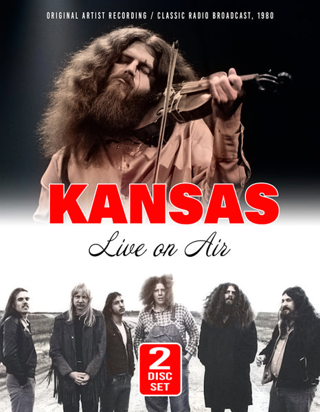 KANSAS LIVE ON AIR (2CD) COMPACT DISC DOUBLE