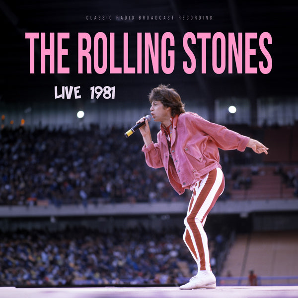 ROLLING STONES, THE LIVE 1981 (PINK VINYL) VINYL LP