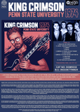 1974 Penn State University Artist KING CRIMSON Format:CD Label:DGM PANEGYRIC - punk to funk heaven