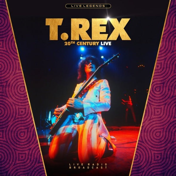 20th Century Live (Transparent Purple Vinyl) Artist T REX Format:LP Label:PEARL HUNTERS RECORDS - punk to funk heaven
