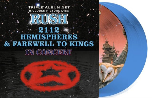 2112. Farewell To Kings & Hemispheres In Concert (Picture Disc) + 2 colour Artist RUSH Format: ltd 3LP Label:CODA RECORDS - punk to funk heaven