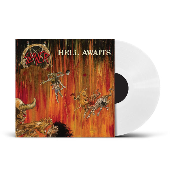 SLAYER HELL AWAITS (PHD EXCLUSIVE WHITE VINYL) Vinyl LP