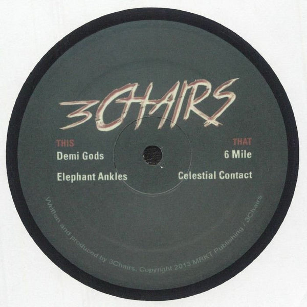 3 CHAIRS aka THEO PARRISH / MOODYMANN / RICK WILHITE / MARCELLUS PITTMAN Demigods 3 Chairs US Format: 12" repress - punk to funk heaven