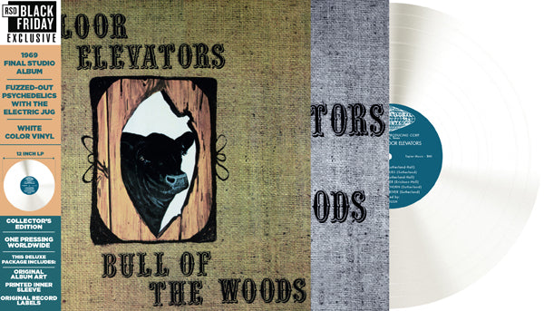 13TH FLOOR ELEVATORS, THE BULL OF THE WOODS (LTD.BLACK/WHITE VINYL) VINYL LP