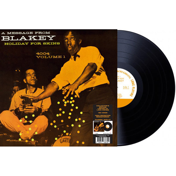 ART BLAKEY HOLIDAY FOR SKINS VOL. 1 VINYL LP