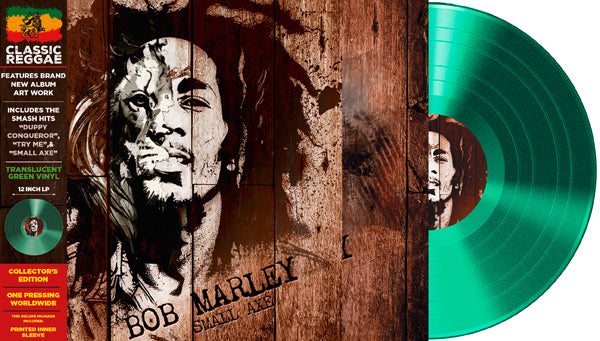 BOB MARLEY SMALL AXE (GREEN VINYL) VINYL LP
