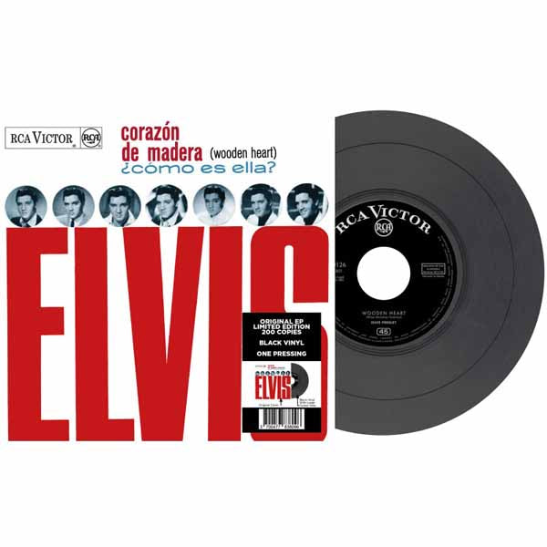 ELVIS PRESLEY CORAZÓN DE MADERA Vinyl 7"