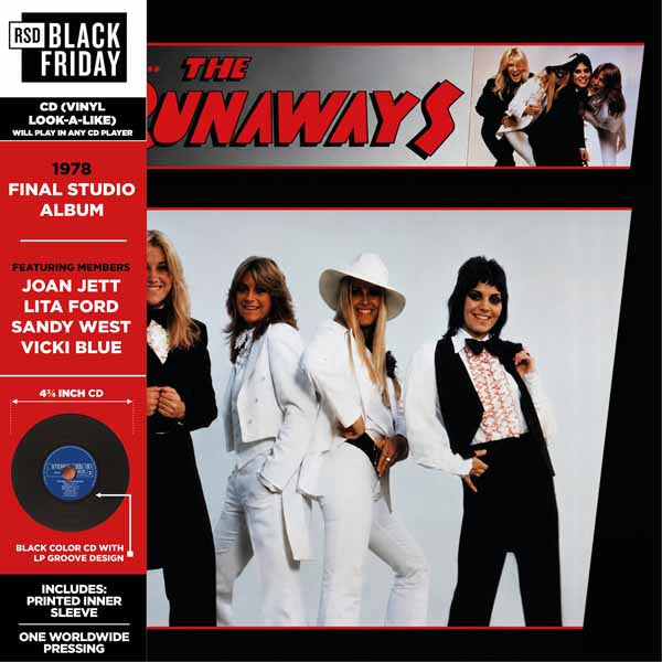 RUNAWAYS, THE AND NOW… THE RUNAWAYS (CD VINYL REPLICA - BLACK FRIDAY 2026) Compact Disc