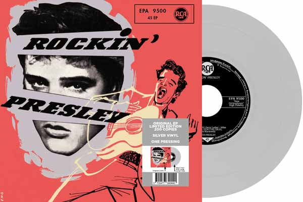Elvis Presley EP Étranger N°21 - Rockin' Presley - EPA 9500 (Germany) (Limited 7" SILVER Vinyl) Vinyl 7"