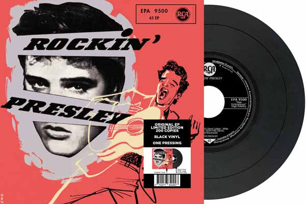 Elvis Presley EP Étranger N°21 - Rockin' Presley - EPA 9500 (Germany) (Limited 7" BLACK Vinyl) Vinyl 7"