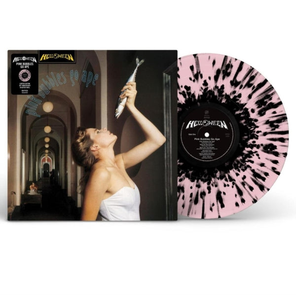 helloween  Pink Bubbles Go Ape (30th Anniversary Limited Edition) Pink/Black splatter Format:LP