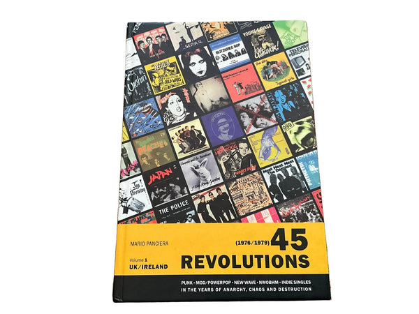 45 Revolutions by Mario Panciera HARDBACK BOOK - punk to funk heaven
