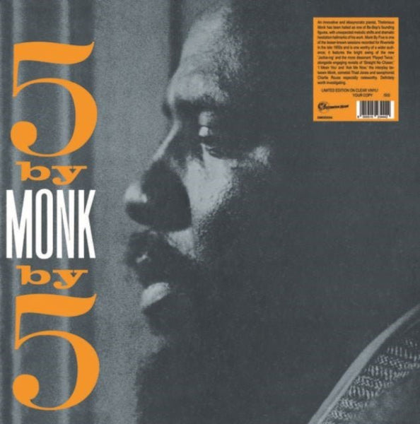 5 By Monk By 5 (Numbered Edition) (Clear Vinyl) Artist THELONIOUS MONK QUINTET Format:LP Label:DESTINATION MOON - punk to funk heaven