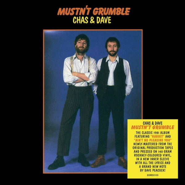 Musn't Grumble Artist Chas and Dave Format:Vinyl / 12" Album Label:Demon Records