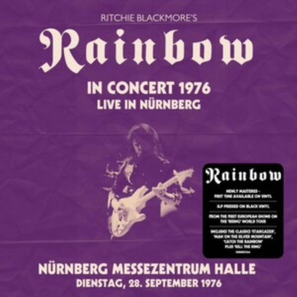 Live in Nürnberg 1976 Artist Ritchie Blackmore's Rainbow Format:Vinyl / 12" Album Box Set Label:Demon Records 3lp