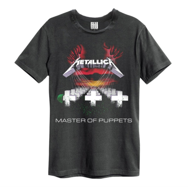 Metallica - Masters Of Puppets Amplified Vintage Charcoal T-Shirt