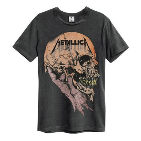 Metallica Sad But True Amplified Vintage Charcoal T Shirt