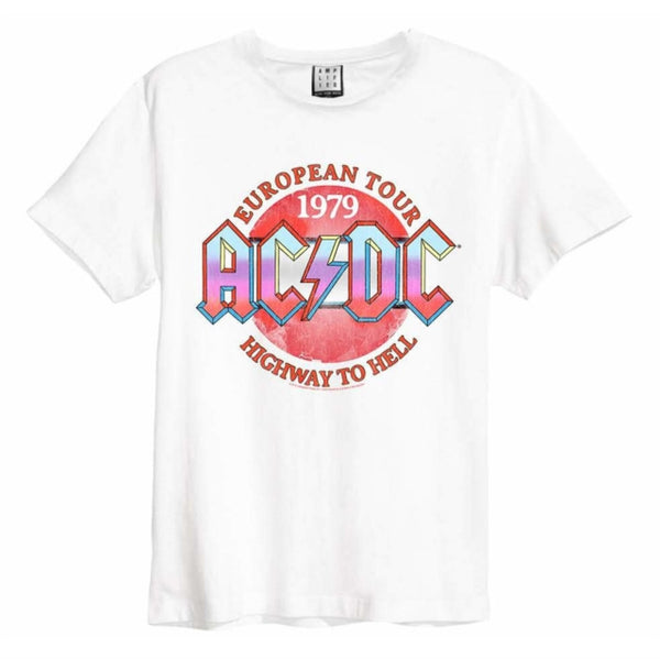 Ac/Dc Vintage 79 Amplified Vintage White X Large T Shirt