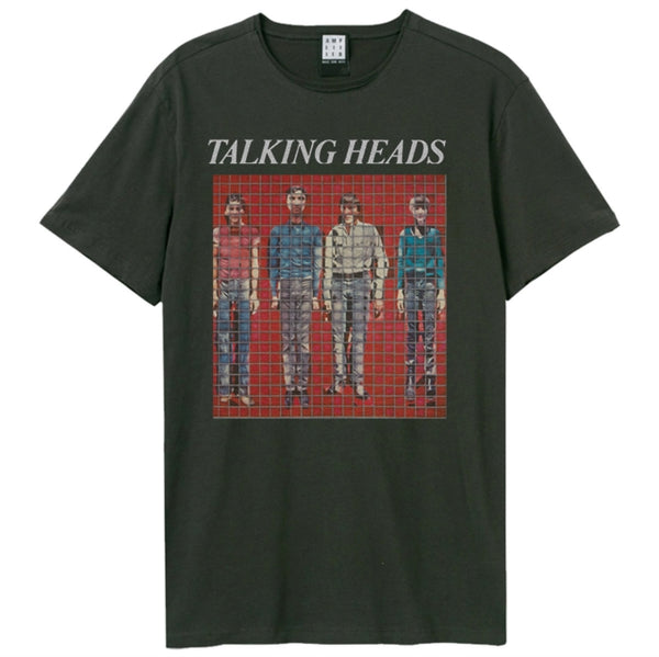 Talking Heads Buildings And Food Amplified Vintage Charcoal T Shirt