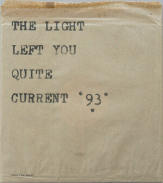 The Light Left You Quite Artist Current 93 Format:Vinyl / 12" Album Coloured Vinyl