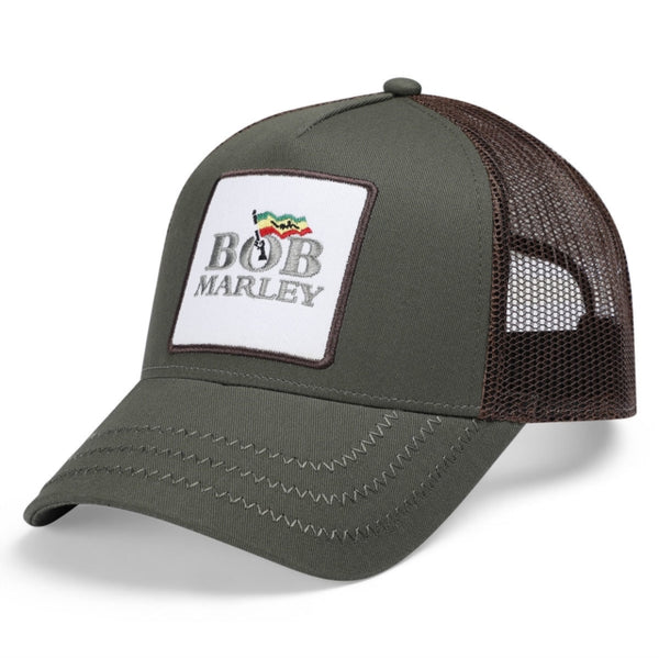 Bob Marley Trucker Cap Green