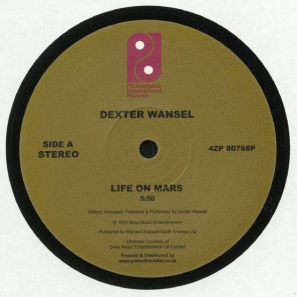 Life On Mars / The Sweetest Pain Artist DEXTER WANSEL Format:12" Vinyl Label:PHILADELPHIA INTERNATIONAL REC