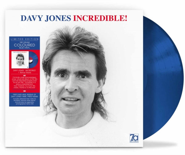 Incredible! Artist Davy Jones Format:Vinyl / 12" Album Coloured Vinyl