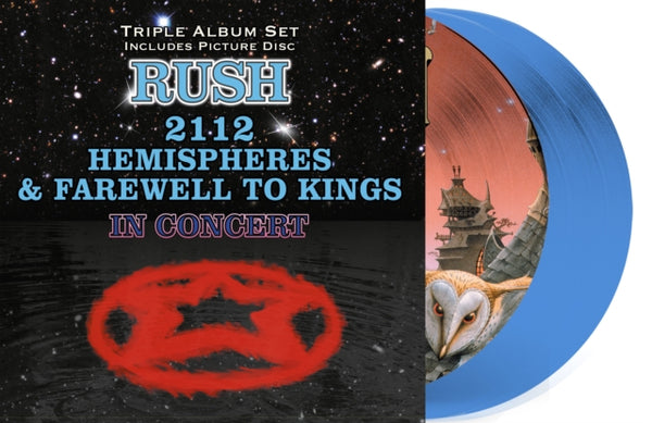 2112. Farewell To Kings & Hemispheres In Concert (Picture Disc) + 2 colour Artist RUSH Format: ltd 3LP Label:CODA RECORDS