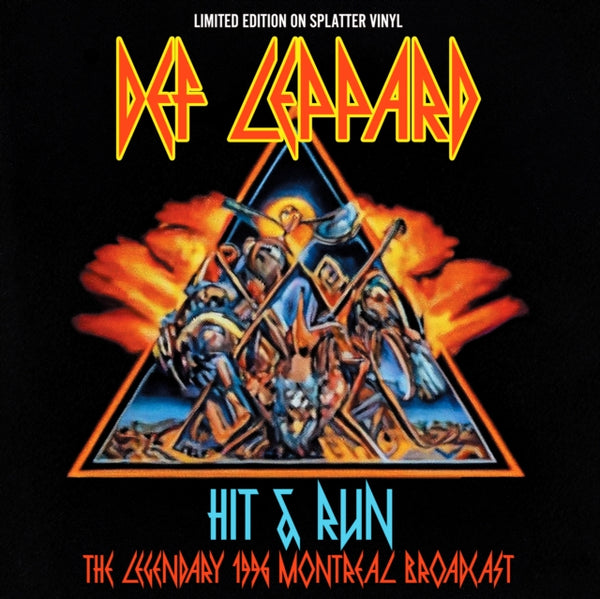 Hit &amp; Run (Orange &amp; Aqua Splatter Vinyl) Artist DEF LEPPARD Format:LP Label:STYLUS GROOVE