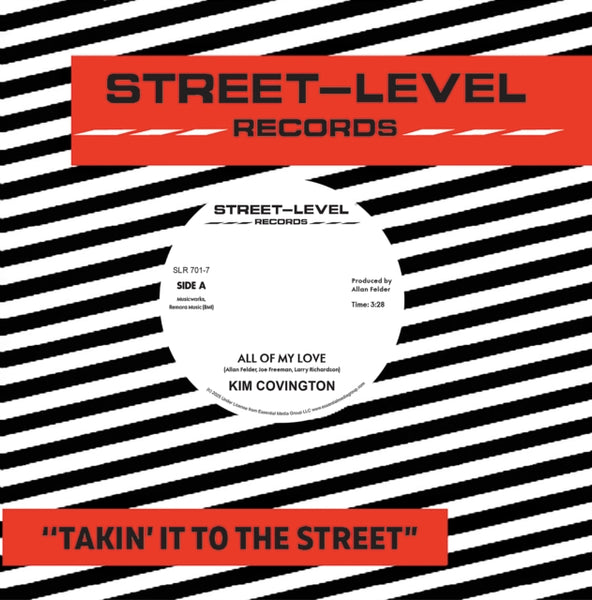 All Of My Love Artist KIM COVINGTON Format:7" Vinyl Label:STREET LEVEL RECORDS