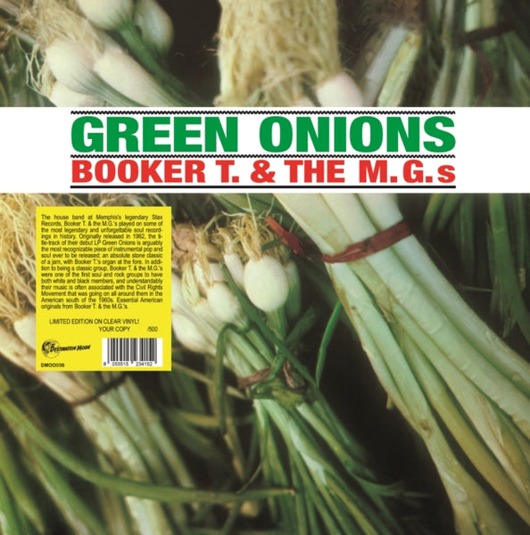 Green Onions Artist Booker T. and The M.G.'s Format:Vinyl / 12" Album (Clear vinyl) Label:Destination Moon