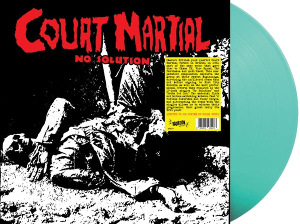 No Solution: Singles & Demos 1981/1982 (Teal Vinyl)  COURT MARTIAL LP Label:RADIATION REISSUES