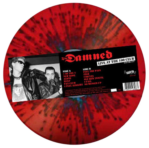 the damned Live At The 100 Club (Splatter Vinyl) Vinyl lp