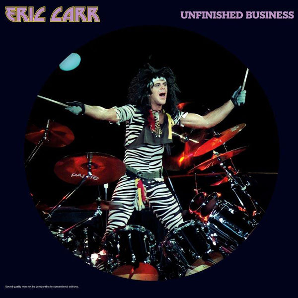 ERIC CARR UNFINISHED BUSINESS (BLUE VINYL CD REPLICA) Compact Disc Digi